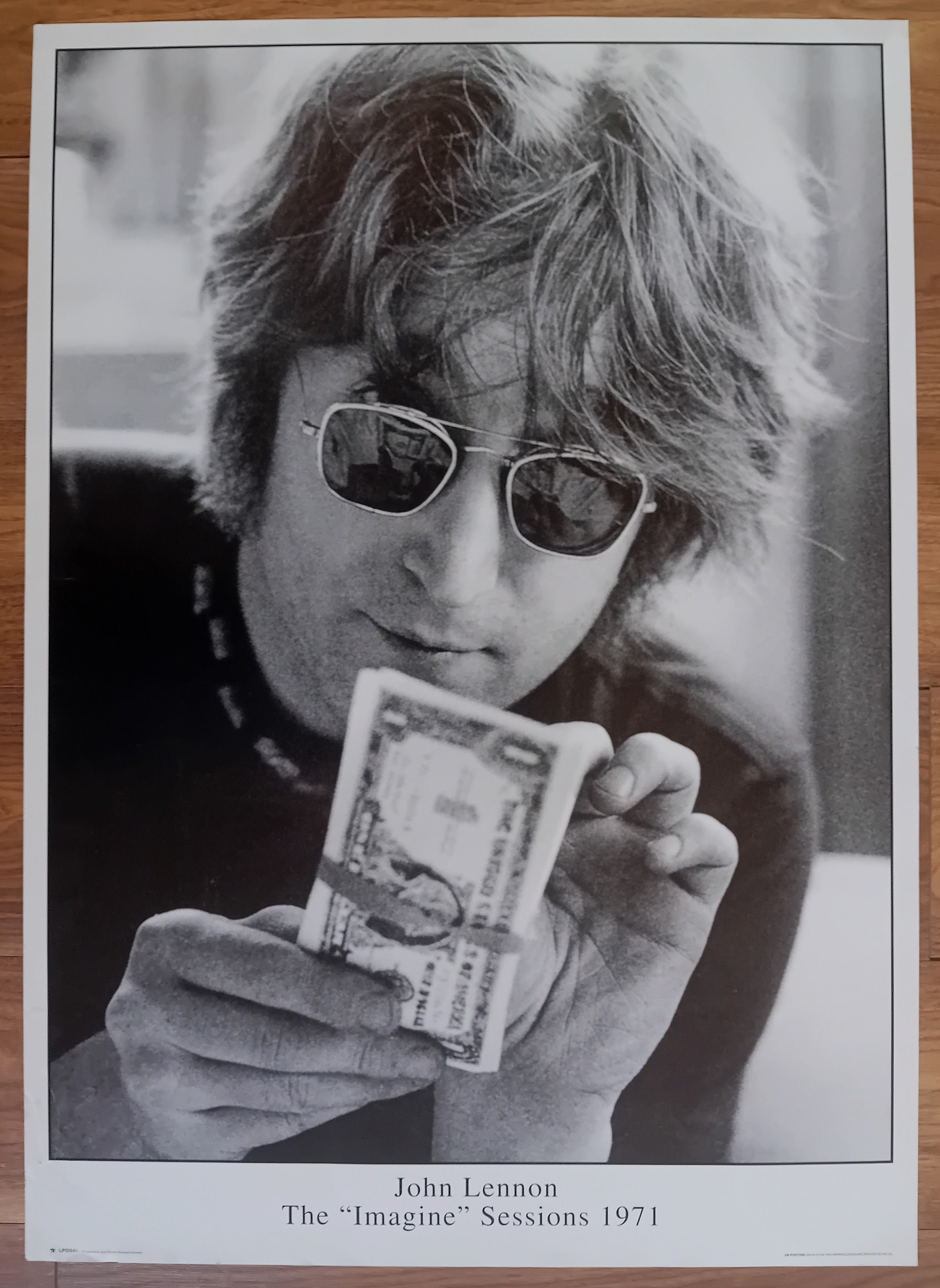 John Lennon the 'imagine' Sessions 1971 Original 1990's Poster - Etsy
