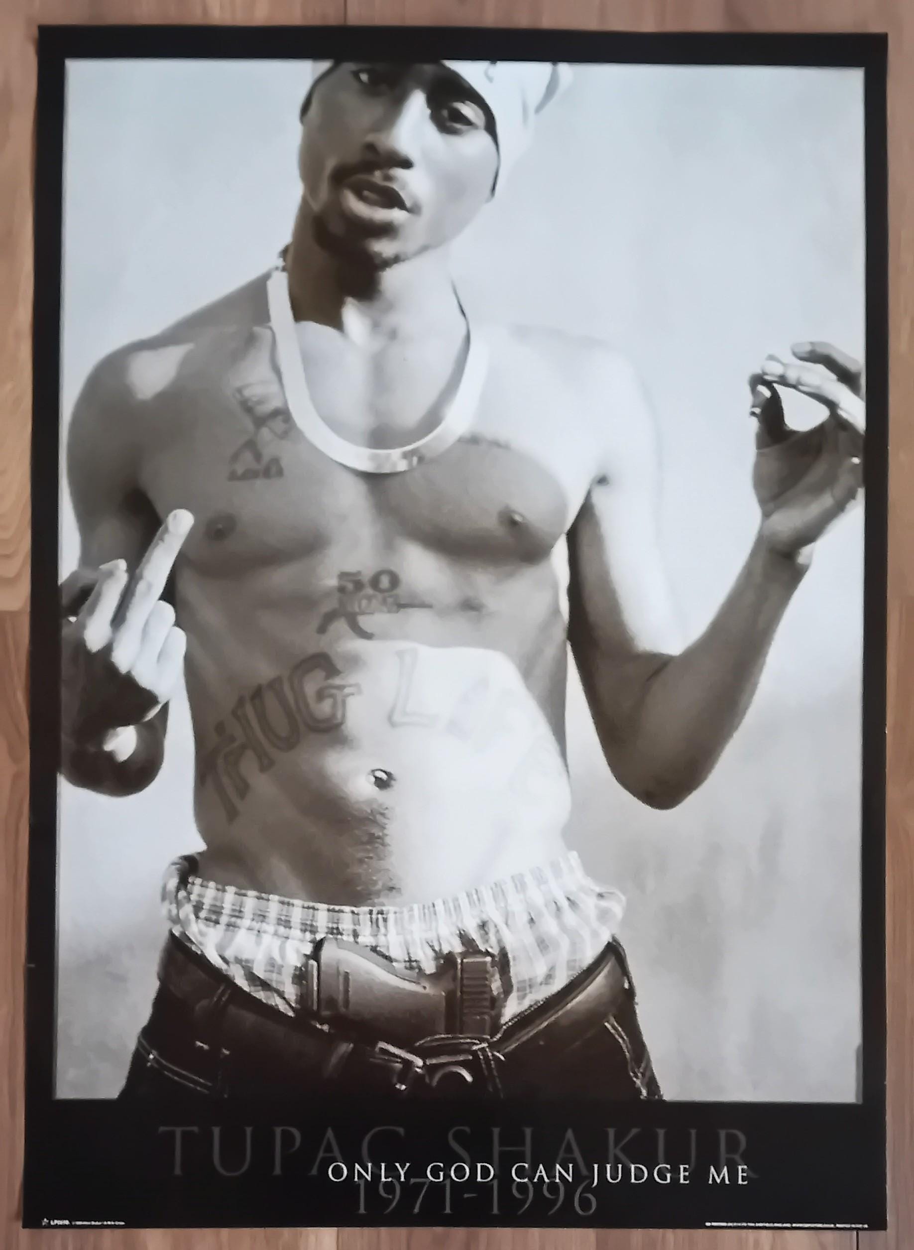 伝説のラッパー2パック巨大タペストリー 2Pac / Old Japanese Ad
