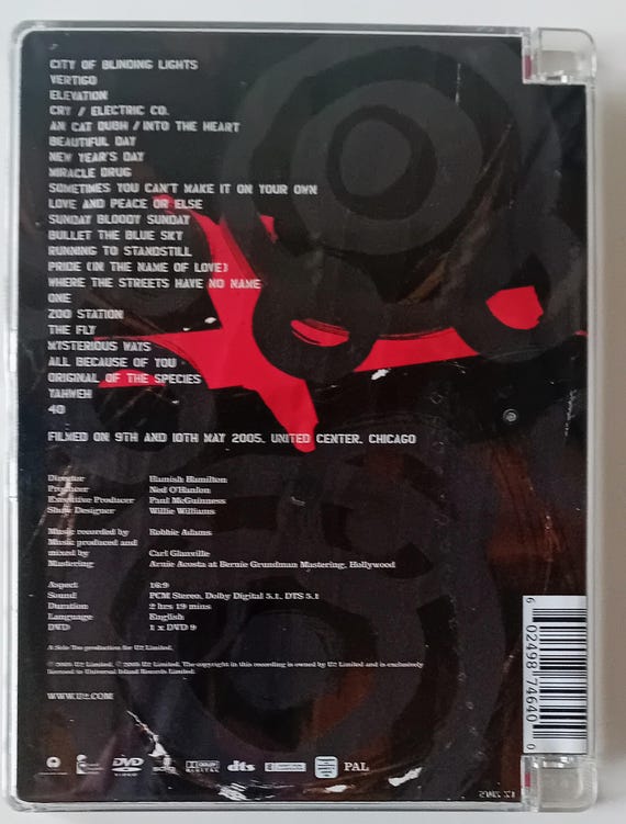 U2 - Vertigo /U2 Live From Chicago - DVD 2005 (PAL) Brand New