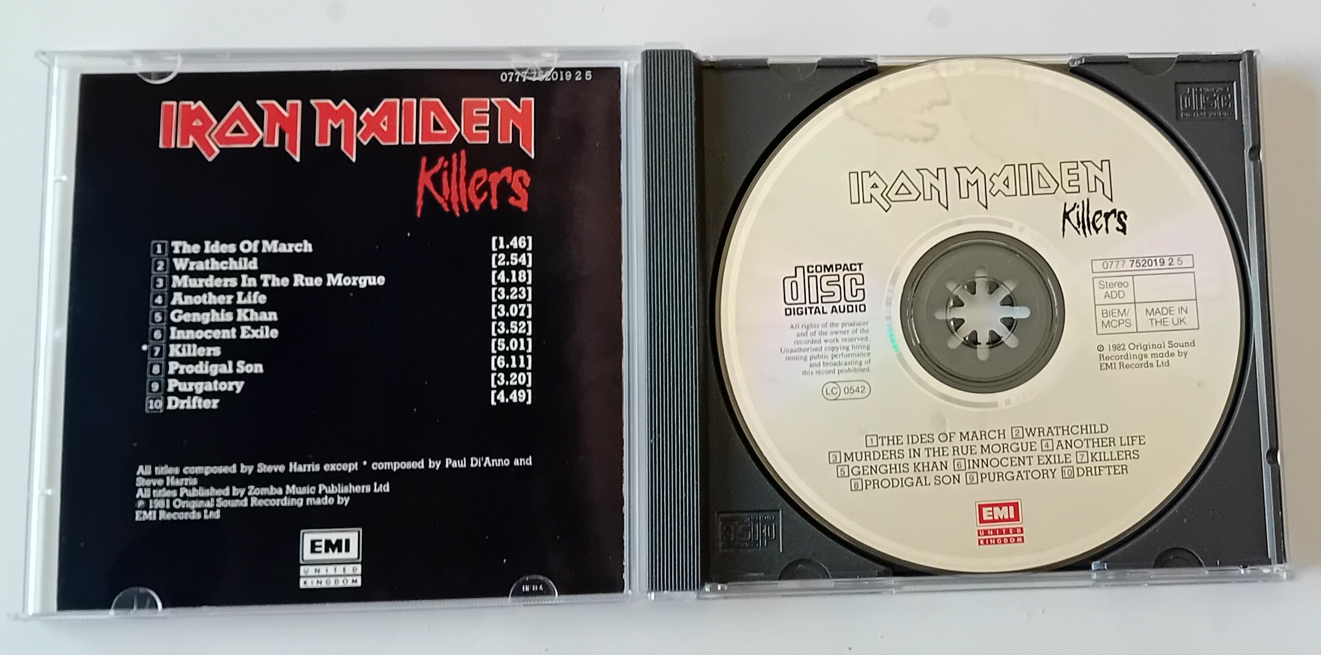 Iron Maiden - Killers CD (EMI United Kingdom) New - Etsy