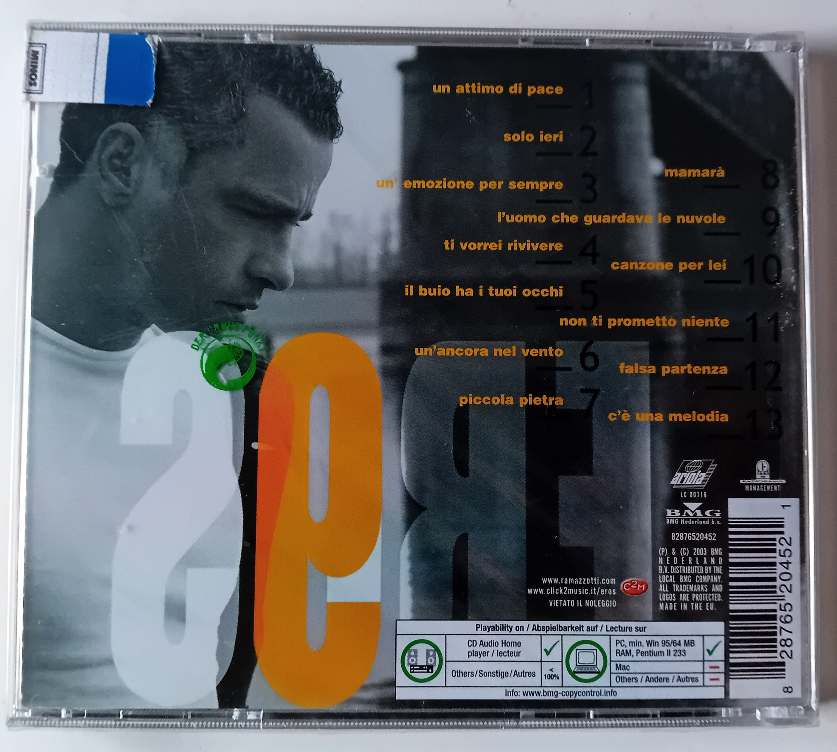 Eros Ramazzotti - 9 2003 CD Brand New Sealed - Etsy