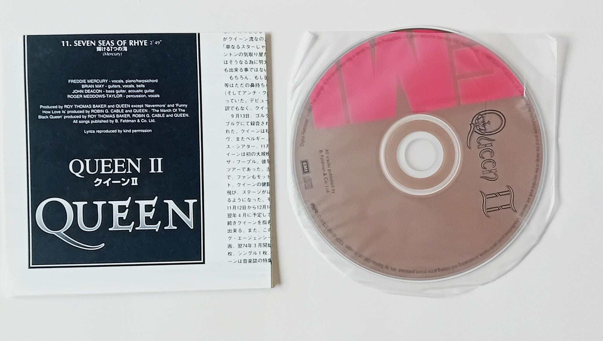 Queen - Queen II CD 1998 (made in Japan) Remastered New - Etsy Canada