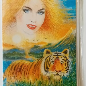Design di Heart Graphics Originale biglietto d'auguri Verkerke del 1988