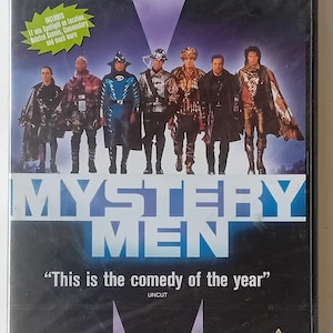 Mystery Men DVD (Region 2) 1999 Breitbild Brandneu Versiegelt