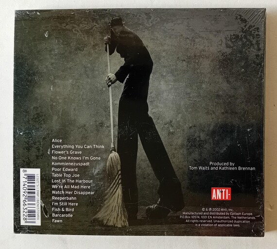 Tom Waits - Alice CD Digipack 2002 New Sealed - Etsy