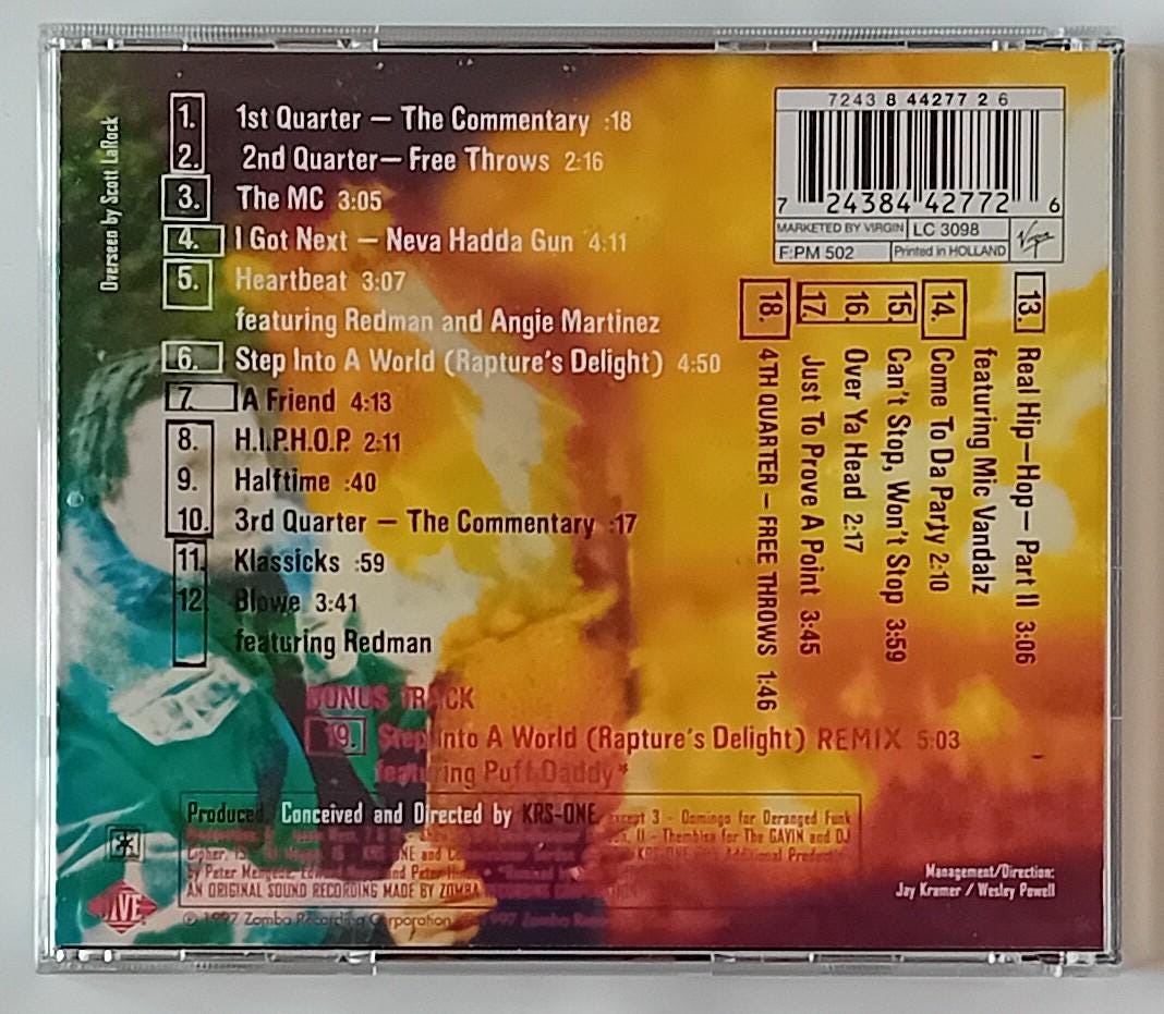 Krs-one - I Got Next CD 1997 New - Etsy