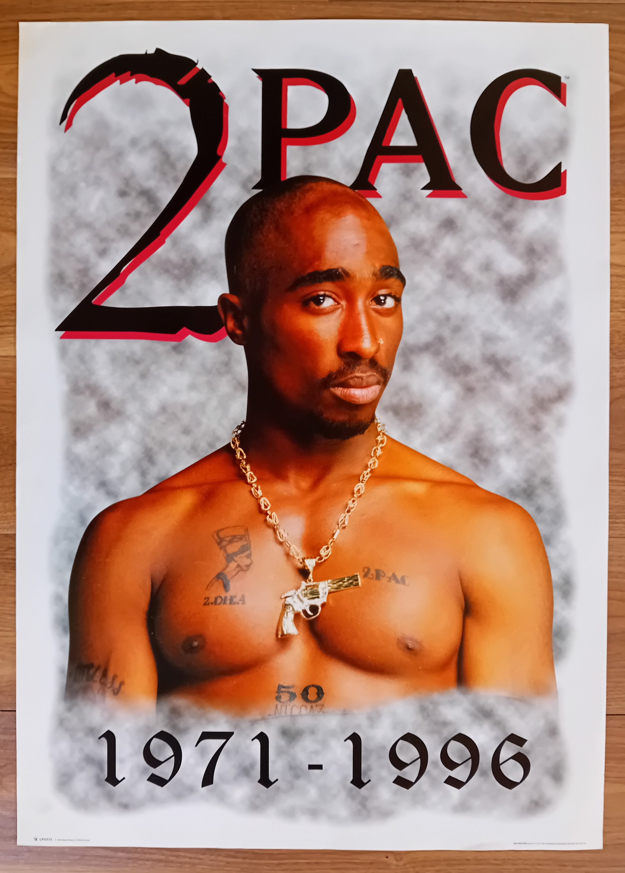 2pac 1971 - 1996 Original 1999 Tupac Poster - Etsy