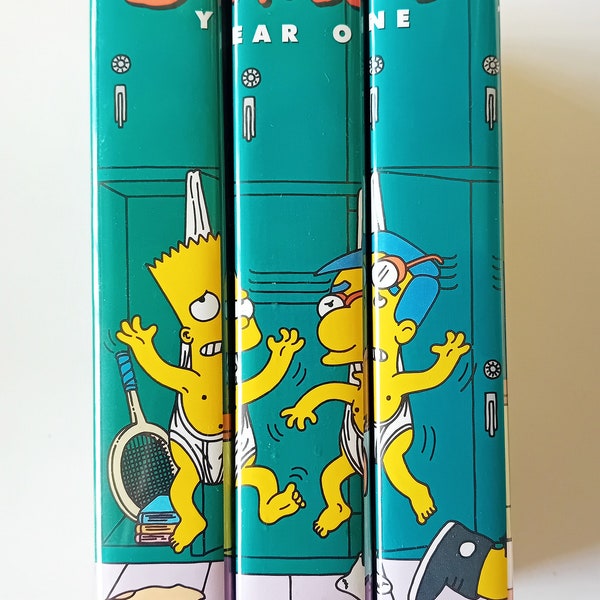 The Simpsons Year 1 All 13 Episodes From Season One VHS Video PAL (3 Tapes) New