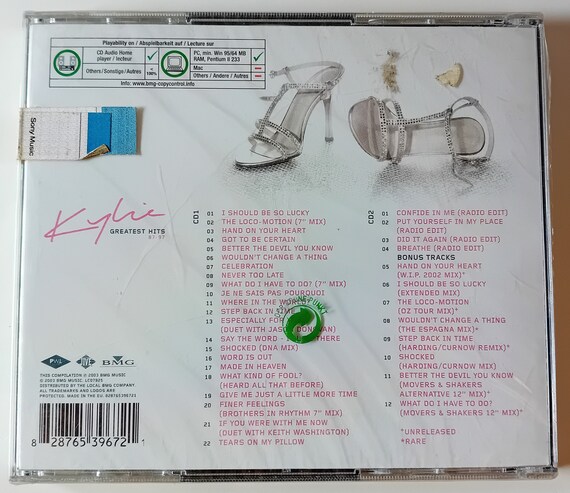 コレクターズ・アイテム KYLIE MINOGUE Kylie Minogue Greatest Hits 87-97 2CD 2003 Brand New Sealed - Etsy