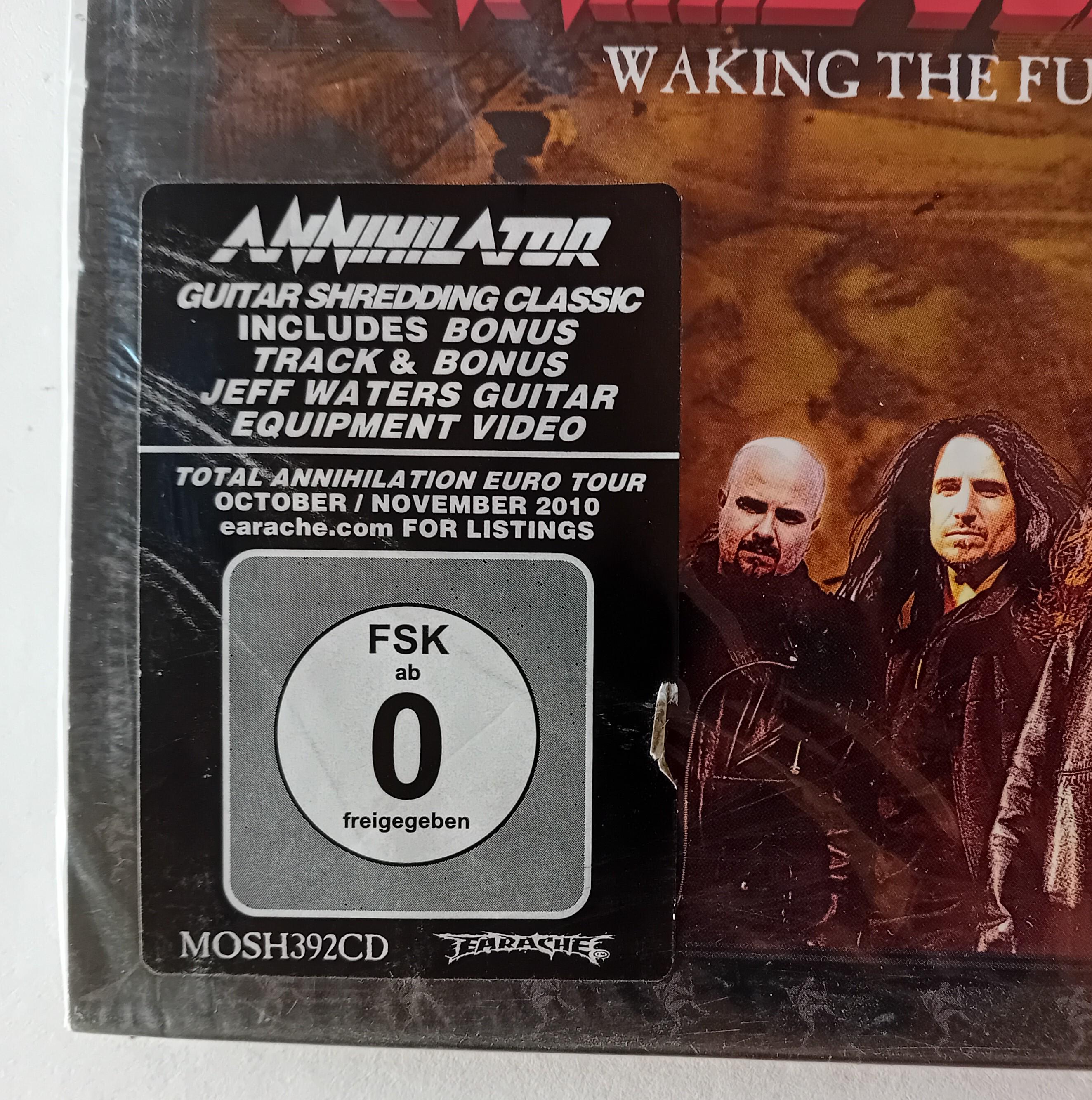 Annihilator - Waking the Fury 2010 CD Brand New Sealed - Etsy