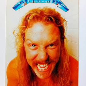 Metallica Original 1980's Postcard