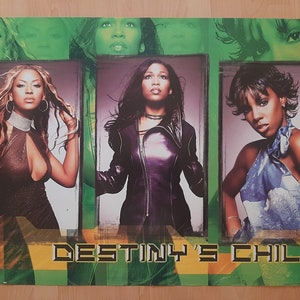 Póster Vintage auténtico de Destiny's Child 2001