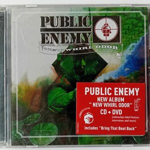 CD e DVD do álbum New Whirl Order do Public Enemy (2005) - Lacrado