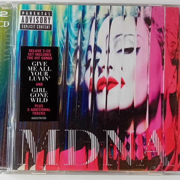 Madonna MDNA 2CD Deluxe Edition 2012 Brand New