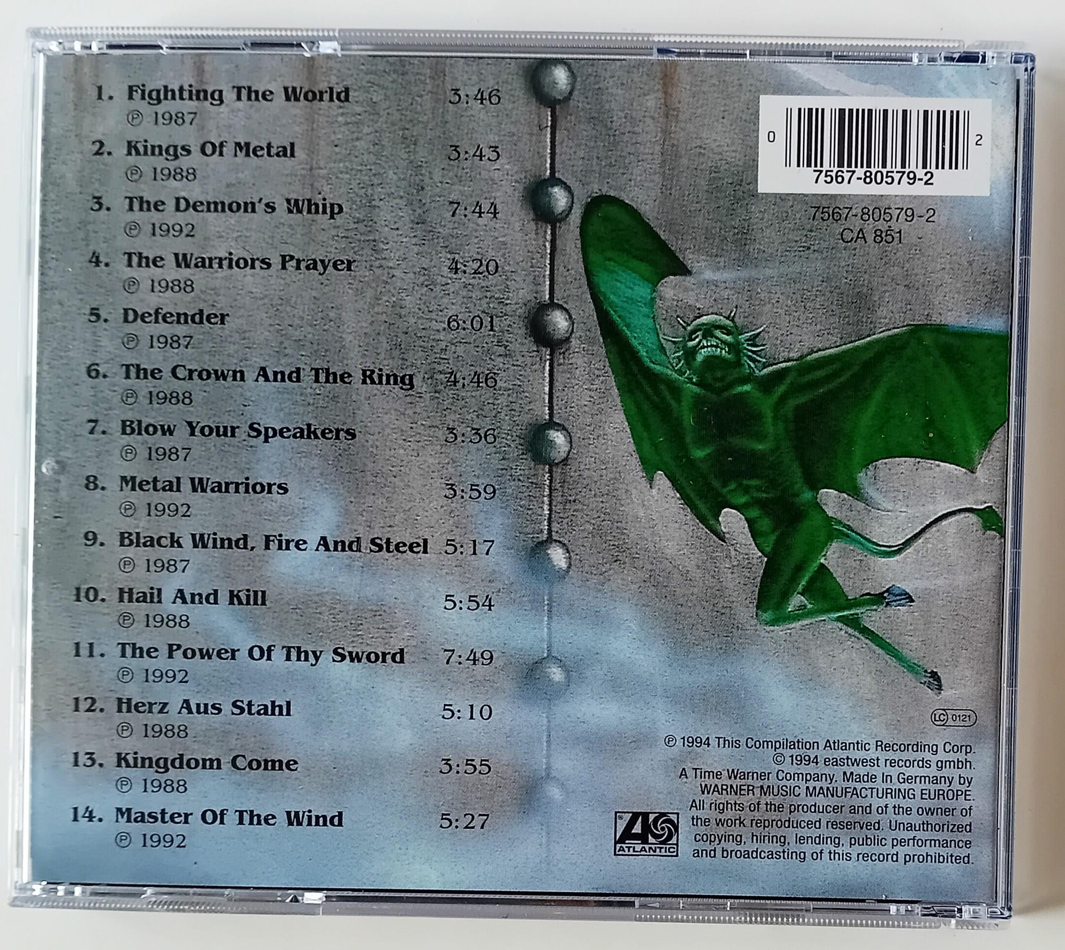 Manowar - Best of Manowar - the Hell of Steel 1994 CD Brand New - Etsy
