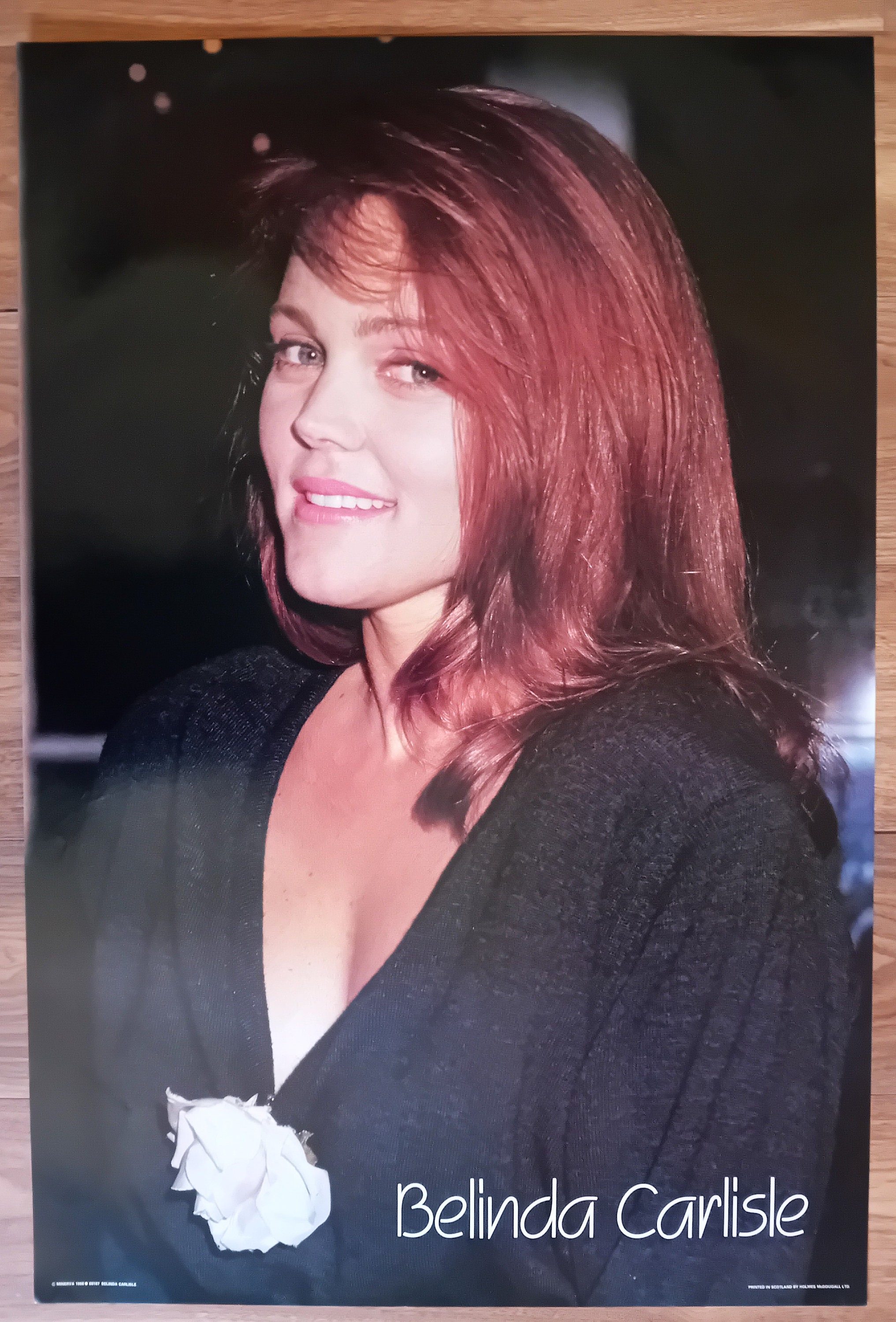 Belinda Carlisle Original 1988 Vintage Poster - Etsy