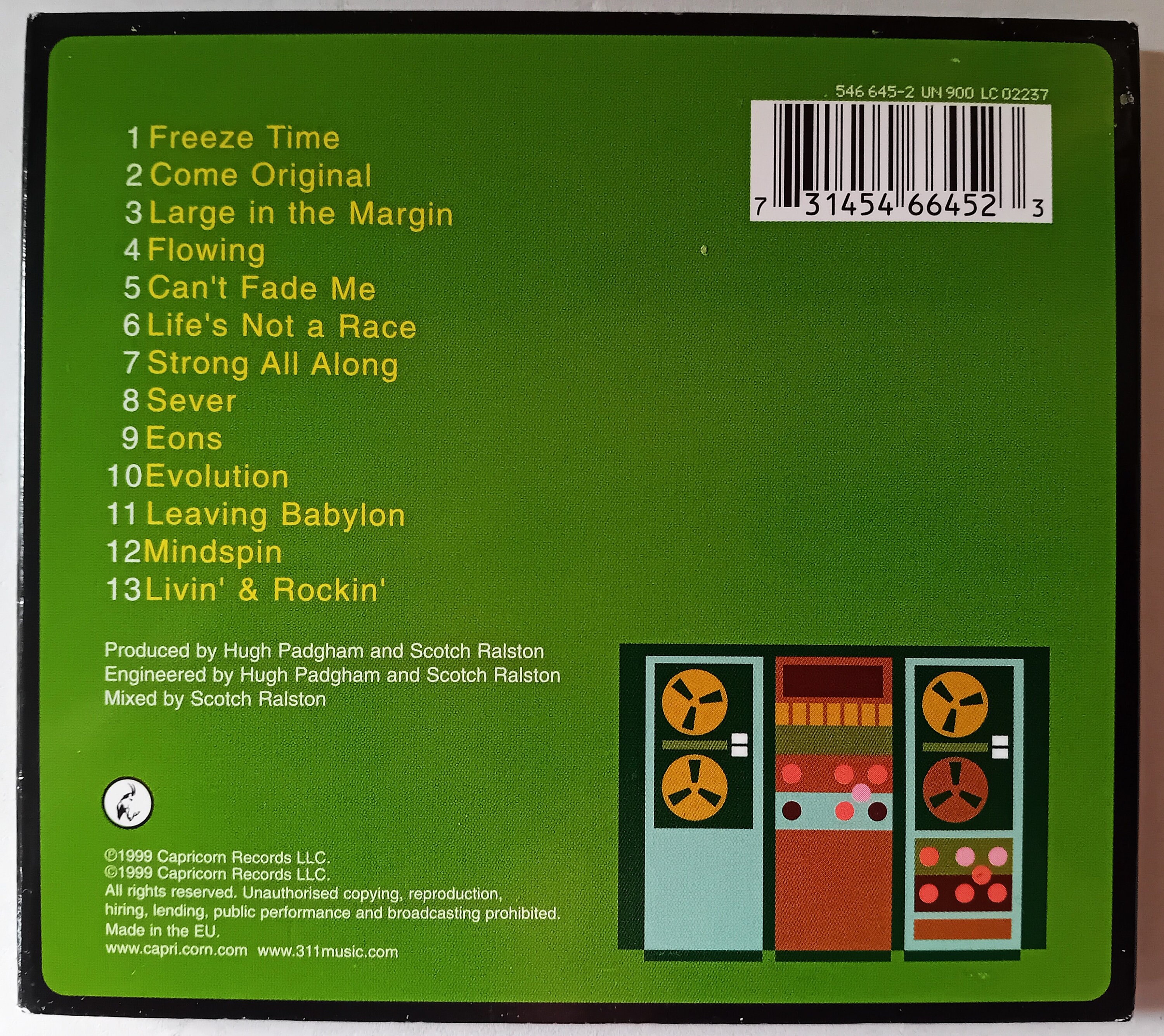 311 - Soundsystem 1999 CD Digipak New - Etsy
