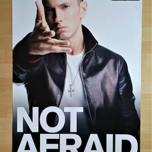 Eminem Not Afraid Authentic Licensed 2010 Poster