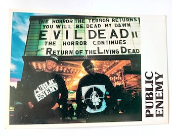 Original 1990 Public Enemy Poster - Etsy