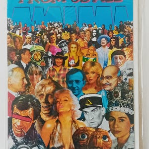 Carte de vœux originale de 1984 de Verkerke, oeuvre de Gerd Huss, oeuvre de nous tous