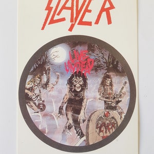 Slayer Live Undead Original 1980 Postal