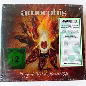 Amorphis Forging The The Land der tausend Seen Box Set Limited Edition 2CD & 2 DVD versiegelt