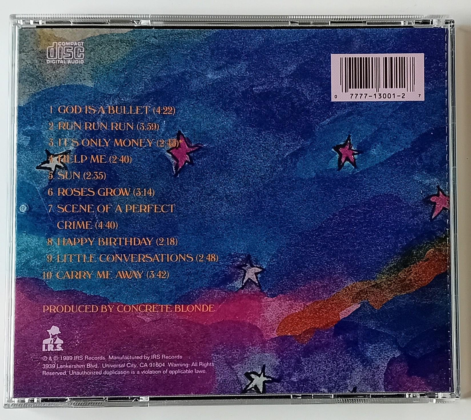 Concrete Blonde - Free - CD 1991 or 1992 (made in USA) Brand New