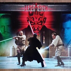 Star Wars Episod 1 Jedi vs Sith Original 1990-talsaffisch