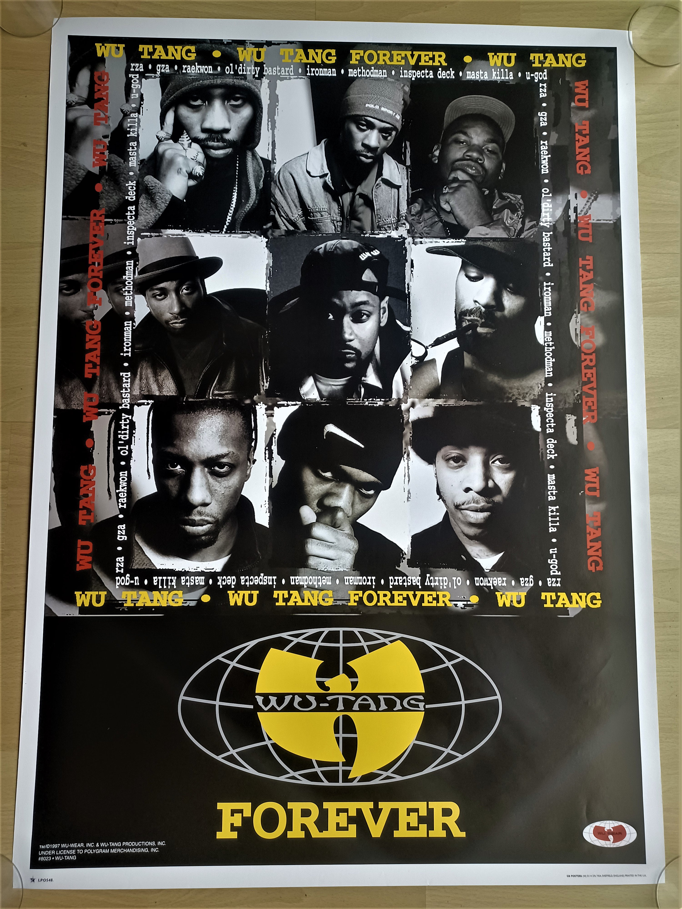 WU-TANG CLAN 『WU-TANG FOREVER 』ポスター Wu Tang Forever Authentic Licensed 1997 Poster - Etsy UK