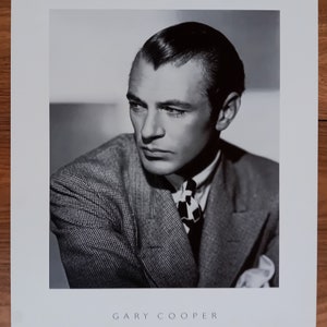Gary Cooper Original 1990's Print