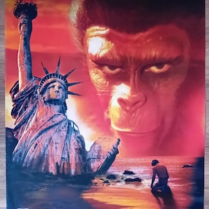 The Planet Of The Apes Vintage 1999 Poster