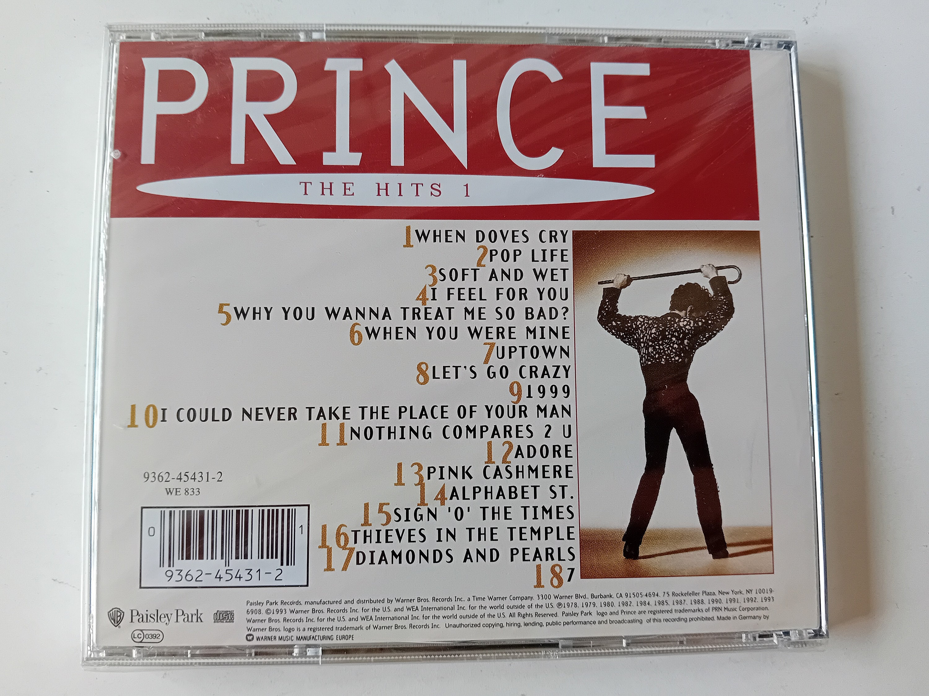 Prince CDコレクション Prince the Hits 1 1993 CD Brand New Sealed - Etsy