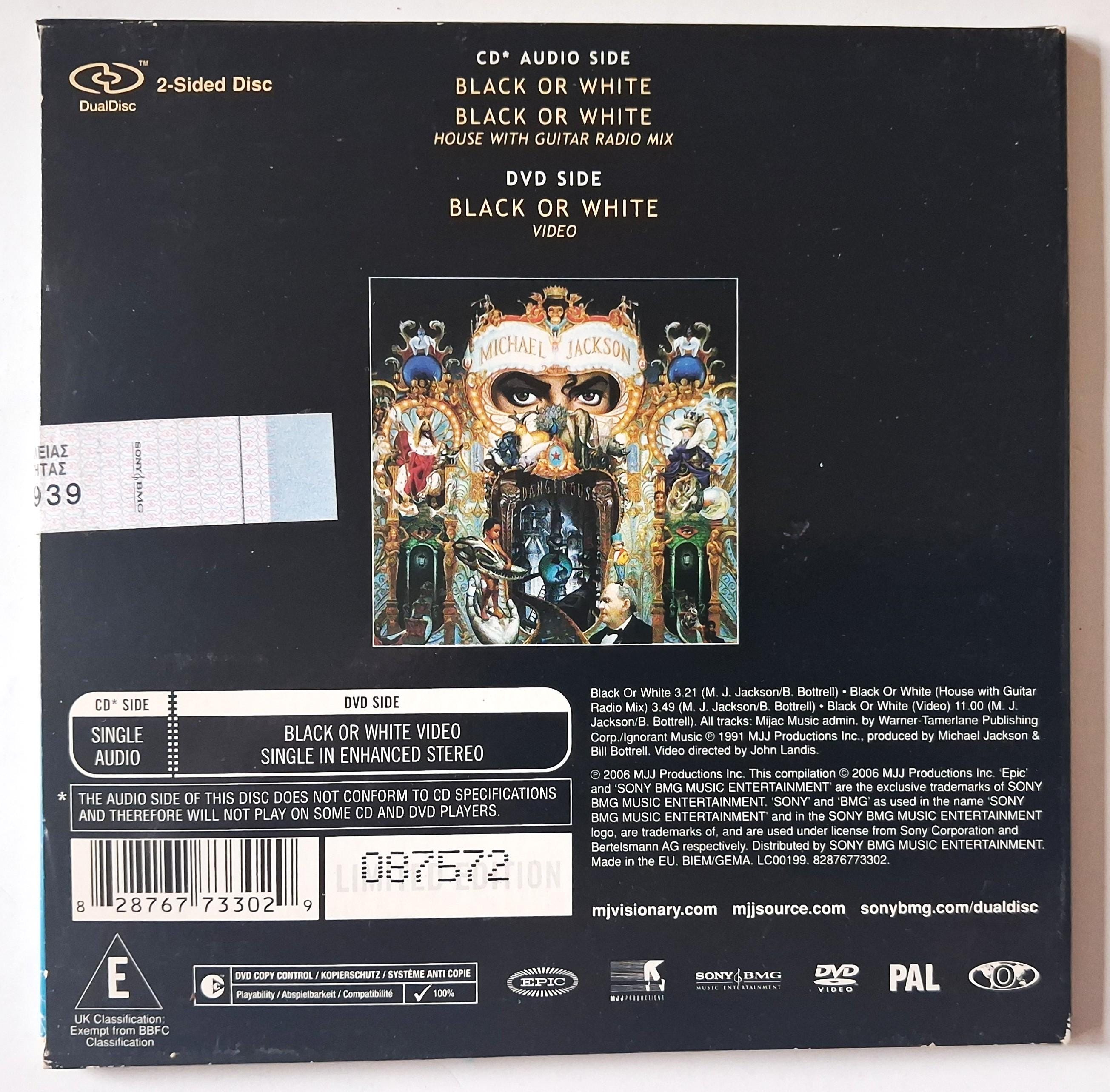 Michael Jackson Black or White Hybrid Dueldisc 2006 Limited