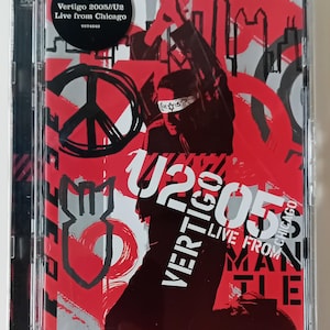 U2 - Vertigo /U2 Live From Chicago - DVD 2005 (PAL) Brand New