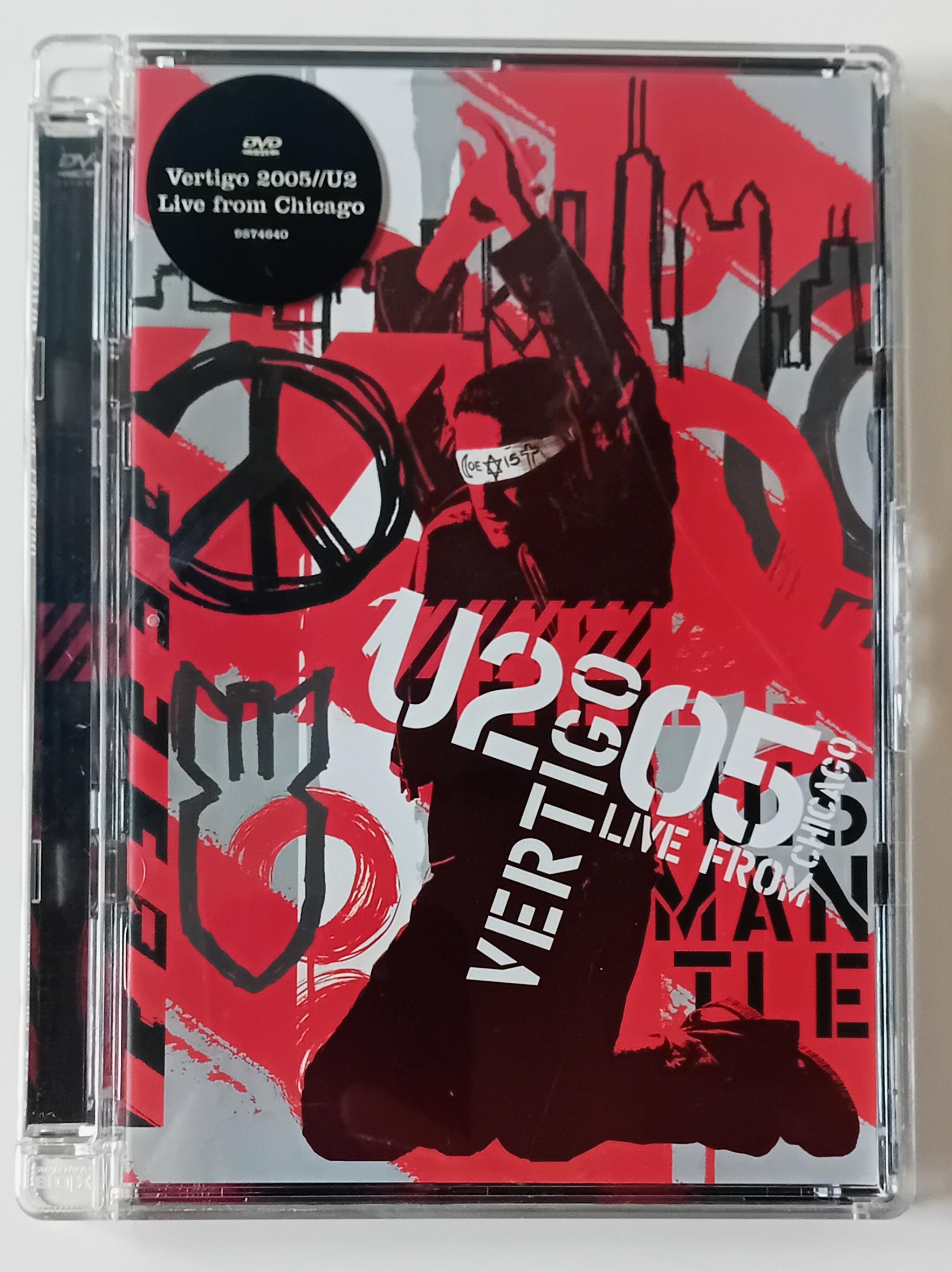 U2 - Vertigo /U2 Live From Chicago - DVD 2005 (PAL) Brand New