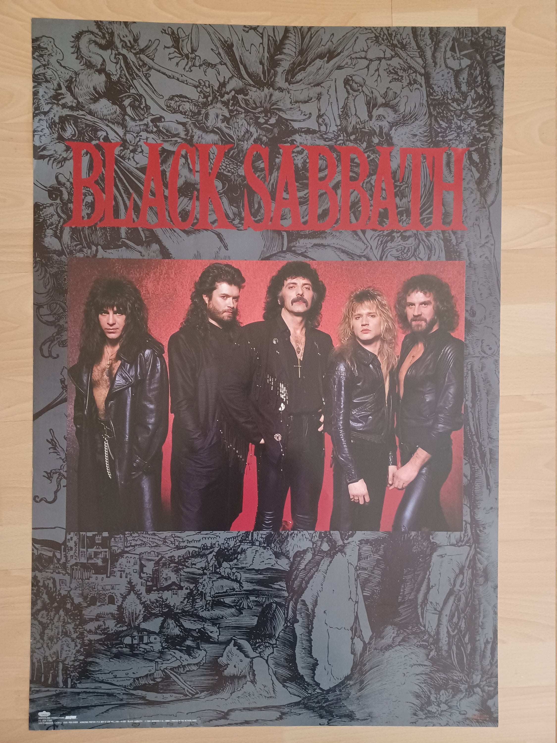 Black Sabbath Authentic 1986 Vintage Poster - Etsy