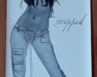 Christina Aguilera Stripped Original 2002 Huge (21 x 62) Inches Door Poster