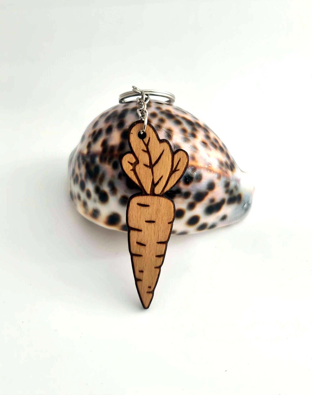 Cabbage Key Chain Beech Wood Carrot Keychain: Handmade Vegetable Keyring - Etsy