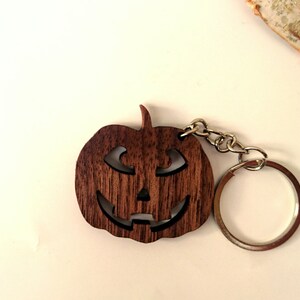 Halloween Pumpkin Bone Car Keychain Ornament