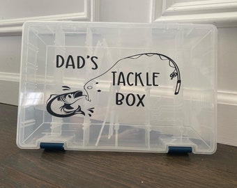 Tackle box, fishing box, personalized fishing box, fishing gift, fishing storage, lure box, fishing hook box, fishing accessories, boat