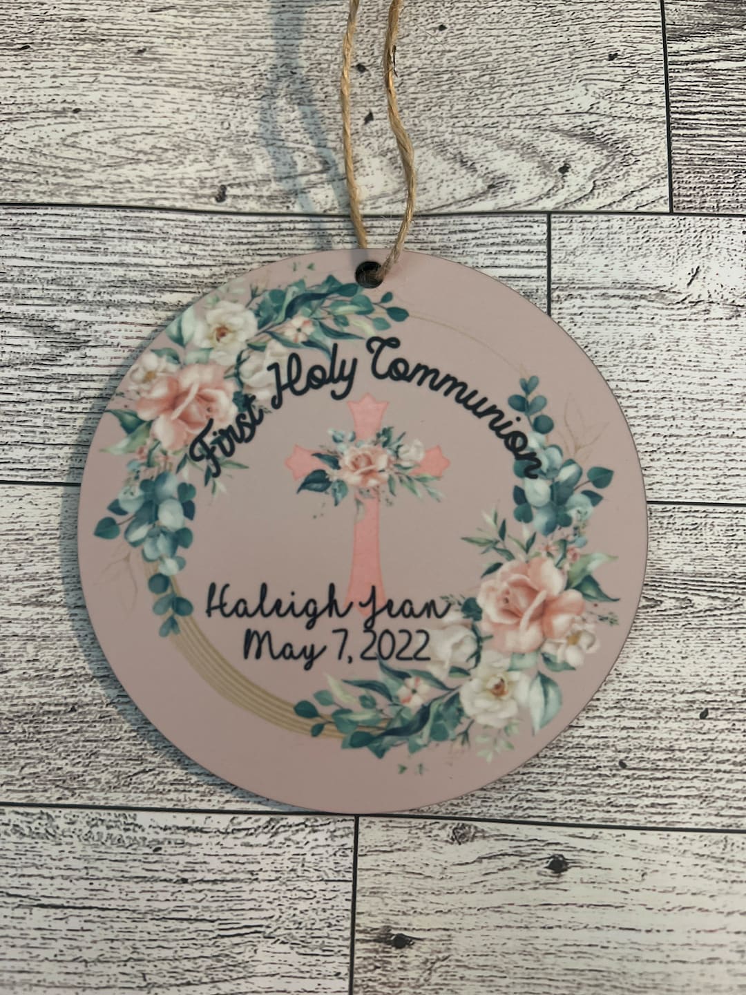 First Holy Communion Ornament, Communion Girl, Communion Gift, Holy