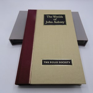 The Worlds of John Aubrey, selected and edited by Richard Barber, 1988, published by The Folio Society, Vintage History Hardback