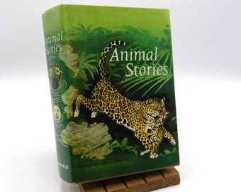 Animal Stories chosen by Alan C. Jenkins, 1967, Vintage Adult Short Stories, Hardback