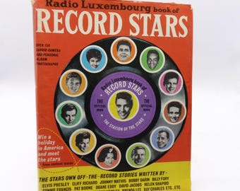 Radio Luxembourg Book of Record Stars, ed. Jack Fishman, 1962, Articles by the Stars, Vintage Pop Music Hardback