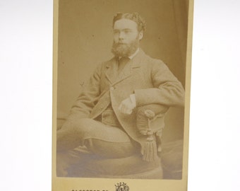 Victorian carte-de-visite of James Charles Inglis, 1877, Antique Photograph Portrait