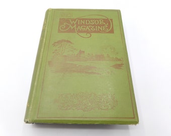 The Windsor Magazine Vol VI, June 1897 to November 1897, Antique Victorian Bound Journal, Illustrated Hardback