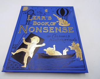 A Book of Nonsense by Edward Lear, 1981, The Bodley Head for The Osborne Collection of Early Children's Books, Modern Repro, Illustrated