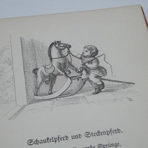 Funfzig Fabeln fur Kinder by Wilhelm Hey, illustrated by Otto Speckter, c1937, Vintage Illustrated German Poetry Hardback image 6