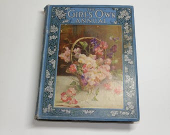 The Girls' Own Annual 1919, edited by Flora Klickmann, Profusely Illustrated Antique Hardback Children's Book