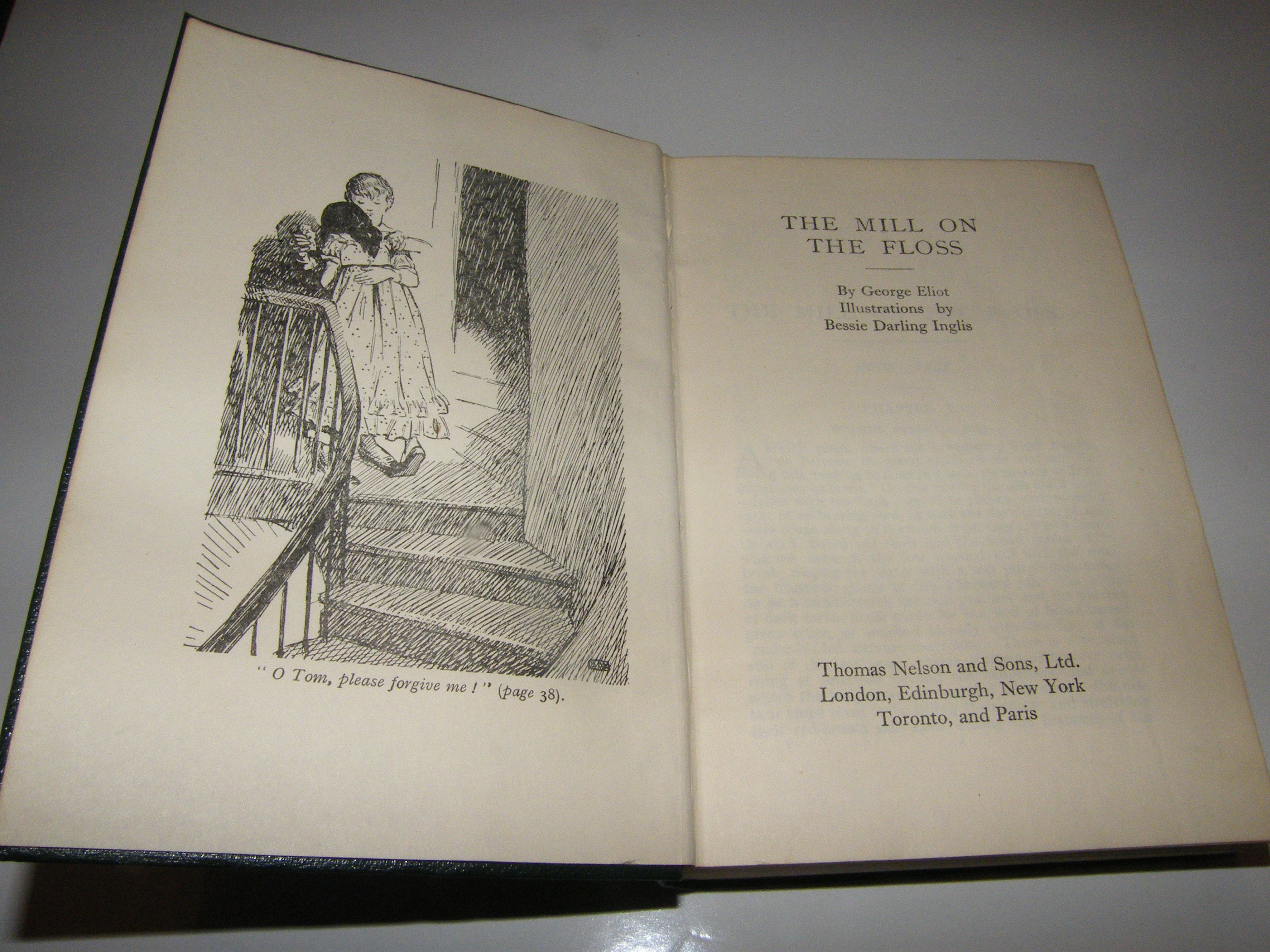 The Mill on the Floss by George Eliot, illustrated by Bessie Darling